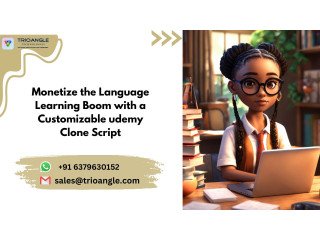 Monetize the Language Learning Boom with a Customizable udemy Clone Script