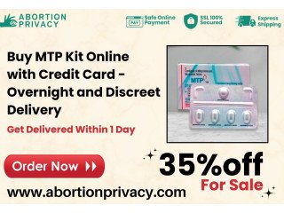 Buy MTP Kit Online with Credit Card - Overnight and Discreet Delivery