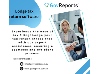 How to lodge tax return online - GovReports