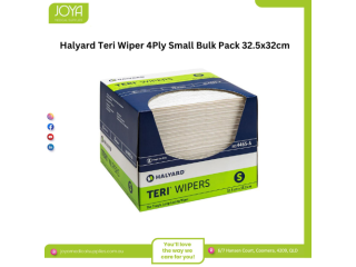 Halyard Teri Wiper 4Ply Small Bulk Pack 32.5x32cm | Australia