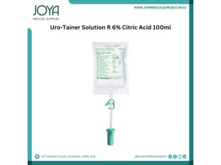 Uro-Tainer Solution R 6% Citric Acid 100ml - Joya Medical Supplies