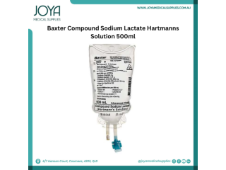 Baxter Compound Sodium Lactate Hartmanns Solution 500ml | Australia