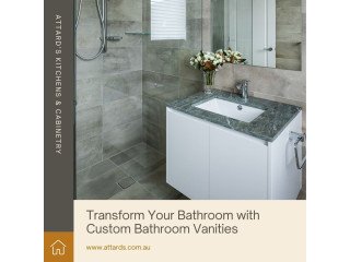 From Concept to Completion with Custom Bathroom Cabinets