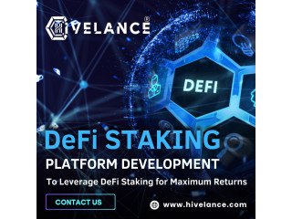 Best Defi Staking Platform Development Service - Hivelance