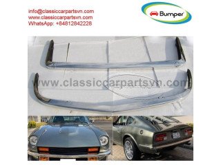 Datsun 240Z 260Z 280Z bumpers (1969-1978) no holes for rubber trims, no rubber trims