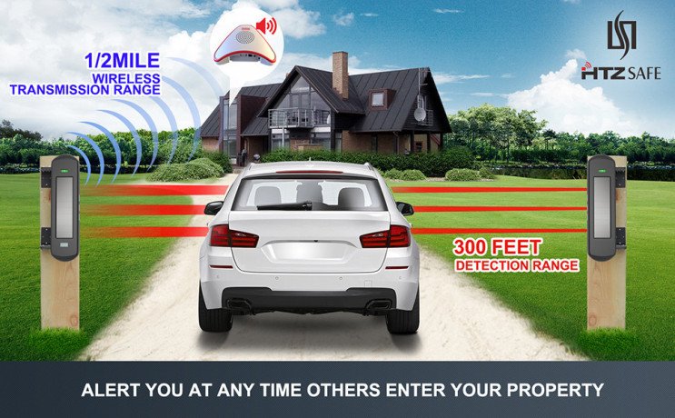 driveway-security-intrusion-alert-anti-theft-outdoor-detector-solar-power-wireless-alarm-system-big-0