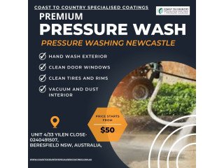 Commercial pressure cleaning Newcastle