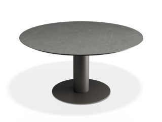 Stylish Orb Outdoor Dining Table 150cm – Urban Grey Ceramic