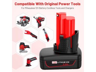 Milwaukee 12V 8.0Ah 48-11-2440 M12 Battery