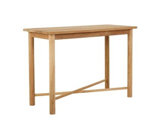 Stylish Cannes Rectangular Teak Bar Table – Elegant Outdoor Touch