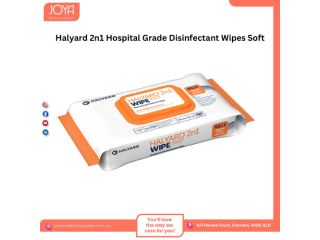 Halyard 2n1 Hospital Grade Disinfectant Wipes - Joya Medical Supplies | Australia