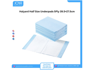 Halyard Half Size Underpads 5Ply 39.5×27.5cm - Joya Medical Supplies
