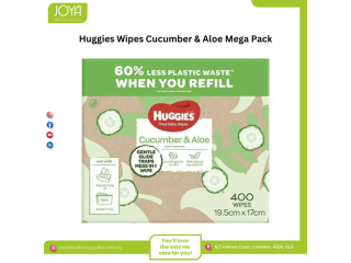 Huggies Wipes Cucumber and Aloe Mega Pack - Joya Medical Supplies