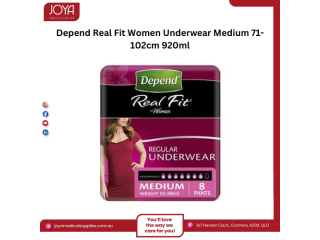 Depend Real Fit Women Underwear Medium 71-102cm 920ml - Joya Medical Supplies