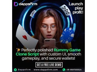 Develop a Feature-Rich Rummy App in Days with Dappsfirm’s Rummy Clone Script!