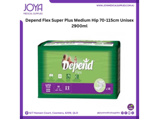 Depend Flex Super Plus Medium Hip 70-115cm Unisex 2900ml - Joya Medical Supplies