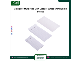 Multigate Multistrip Skin Closure White 6mmx38mm Sterile - Joya Medical Supplies