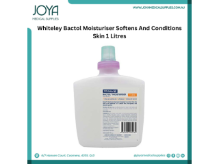 Whiteley Bactol Moisturiser Softens And Conditions Skin 1 Litres - Joya Medical Supplies
