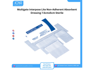 Multigate Interpose Lite Non-Adherent Absorbent Dressing 7.5cmx5cm Sterile - Joya Medical Supplies