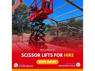 Lift Your Projects to New Heights With RedMack Hire's Hire Scissor Lift