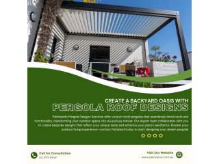 Turn Your Patio into a Paradise with Pergola Designs With Roof